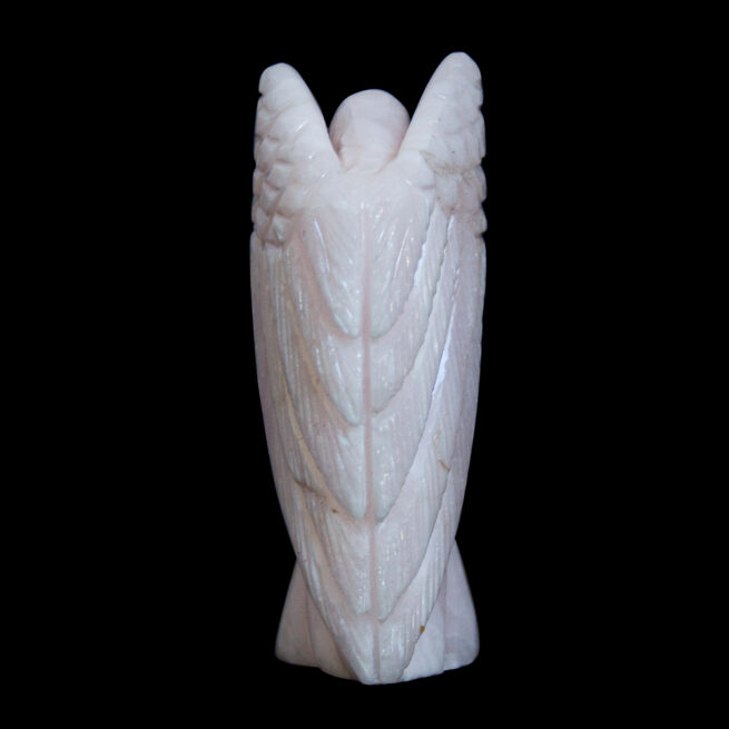 Pink Opal Angel Carving - Image 5