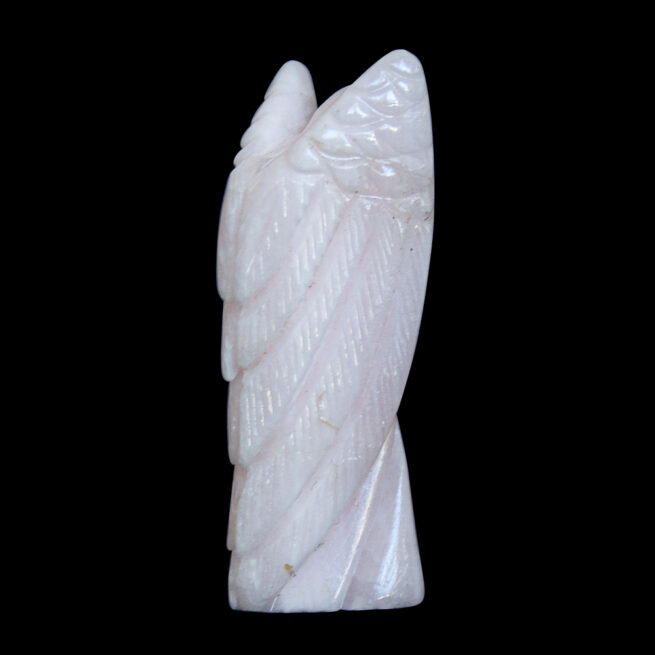 Pink Opal Angel Carving - Image 4