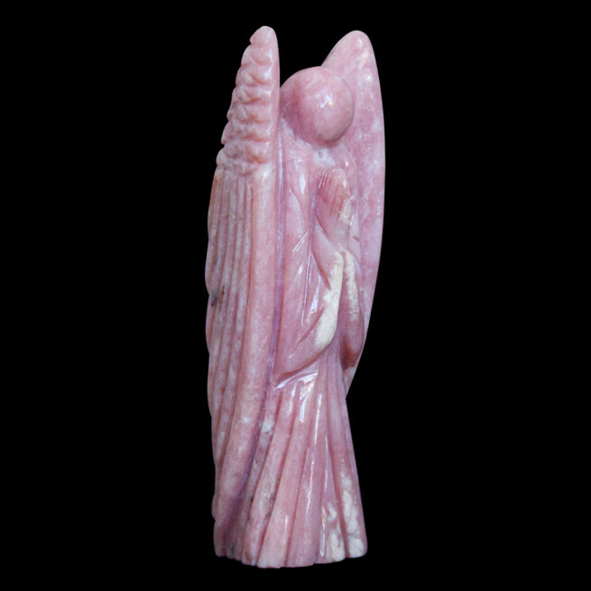 Statuette Ange Opale Péruvienne Rose – Image 2