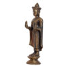 Thai Standing Buddha Brass Statue - Image 3
