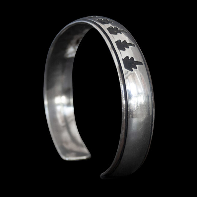 Tom Billy Sterling Silver Navajo Bracelet - Image 5