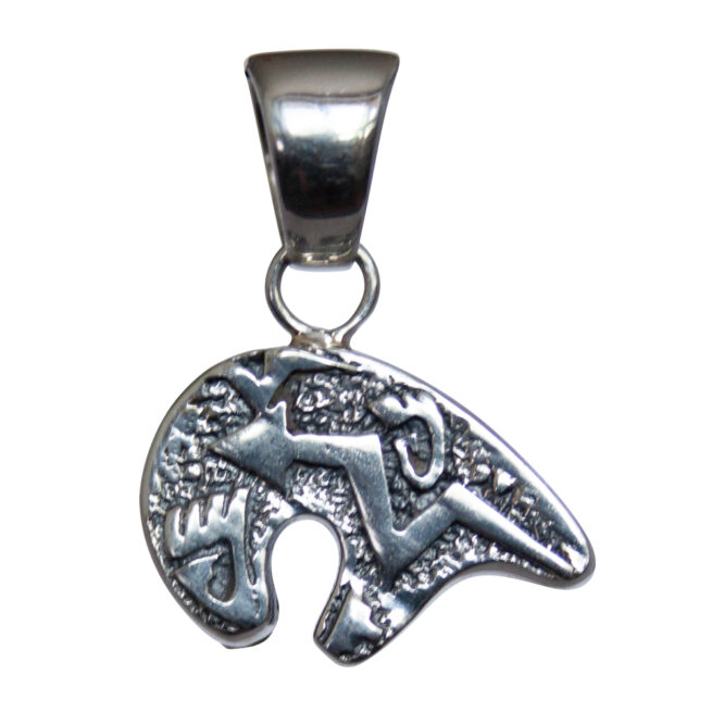Turquoise Lapis Opal Bear Pendant – Image 4