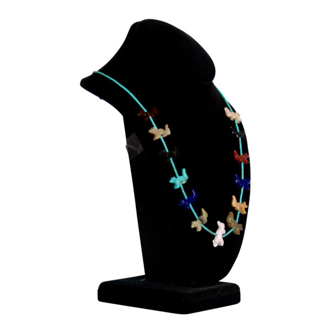 Zuni Wolf Fetish Spirit Animal Necklace - Image 2