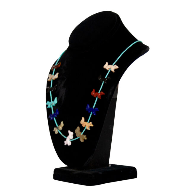 Zuni Wolf Fetish Spirit Animal Necklace - Image 3
