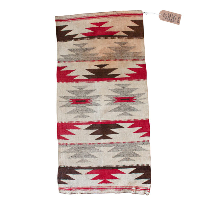 1920s Crystal Region Navajo Saddle Blanket – Image 2