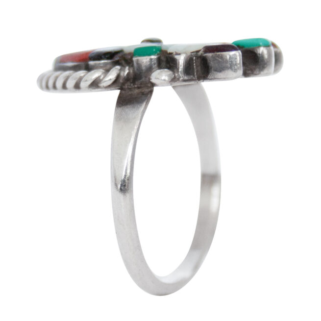 1920s Sybil Cachini Antelope Kachina Ring - Image 5