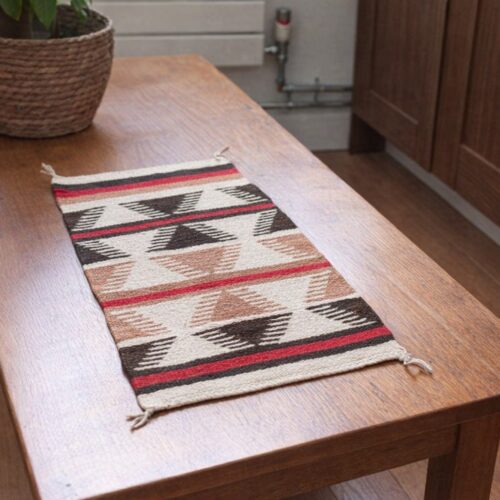 1960s Butterfly Design Navajo Weaving
