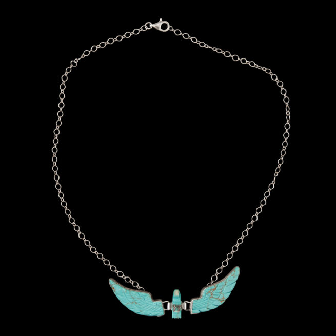 Ben Livingston Turquoise Eagle Necklace - Small - Image 4