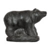 Canadian Inuit Black Soapstone Bear Sculpture - Image 2