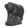 Canadian Inuit Black Soapstone Bear Sculpture - Image 6