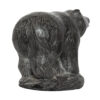 Canadian Inuit Black Soapstone Bear Sculpture - Image 3
