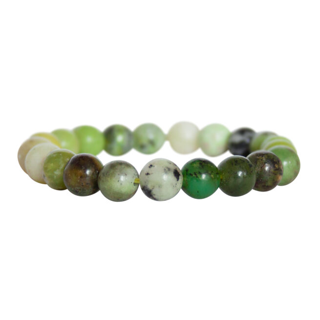 Chrysoprase Beaded Power Bracelet - Image 2