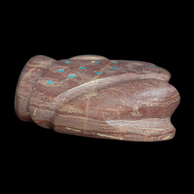 Herbert Halate Large Zuni Frog Carving – Image 4