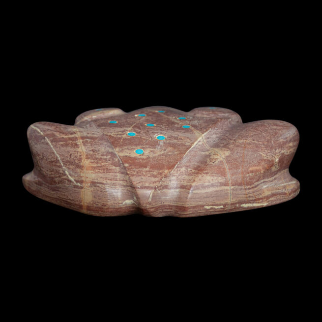 Herbert Halate Large Zuni Frog Carving – Image 5