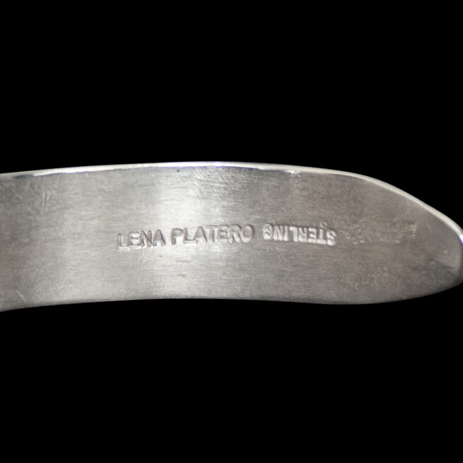 Lena Platero Slim Silver Feather Bracelet - 190 mm - Image 5