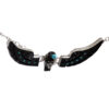 Navajo Black Eagle Necklace - Small - Image 2