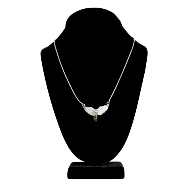 Collier Quartz Ailes Argent – Image 6