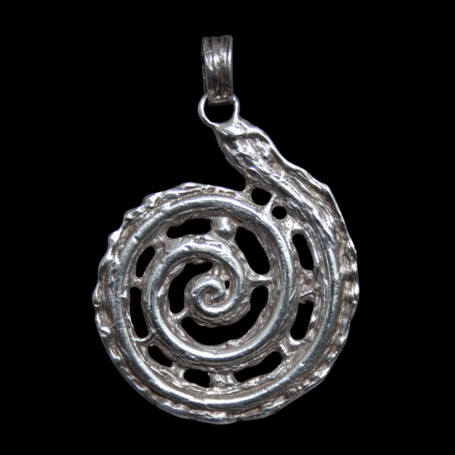 Sterling Silver Ammonite Necklace - Image 4
