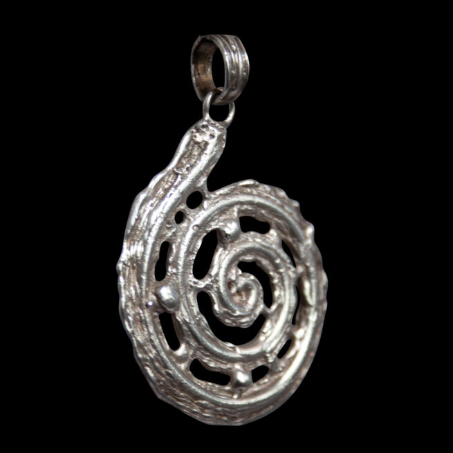 Sterling Silver Ammonite Necklace - Image 2