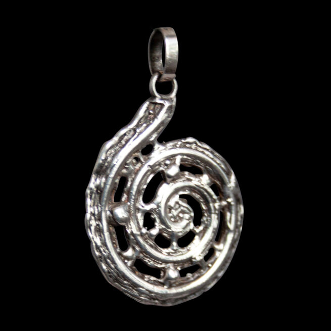 Pendentif Ammonite Argent Sterling – Image 2