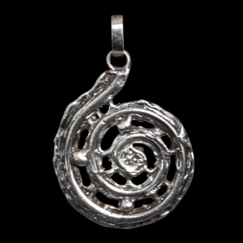Sterling Silver Ammonite Pendant