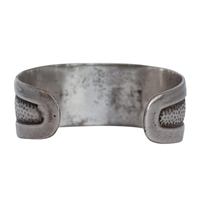 Turquoise Coral Navajo Cuff Bracelet - Image 4