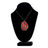 Vintage Navajo Red Coral Pendant - Image 5