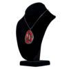 Vintage Navajo Red Coral Pendant - Image 7