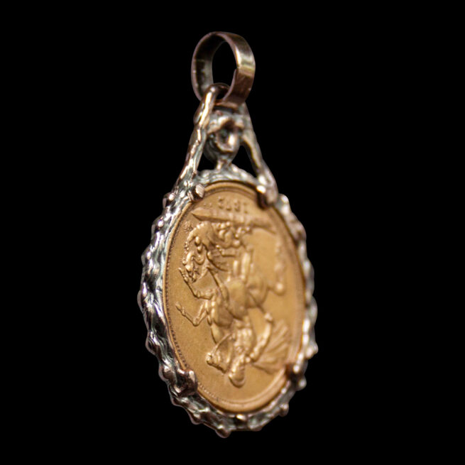 Pendentif Grenat Pièce Or 22 Carats – Image 4