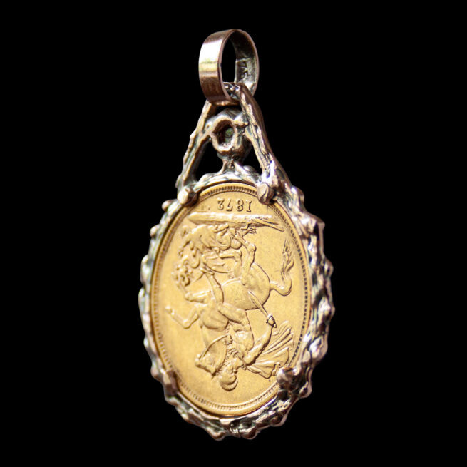 Pendentif Grenat Pièce Or 22 Carats – Image 6