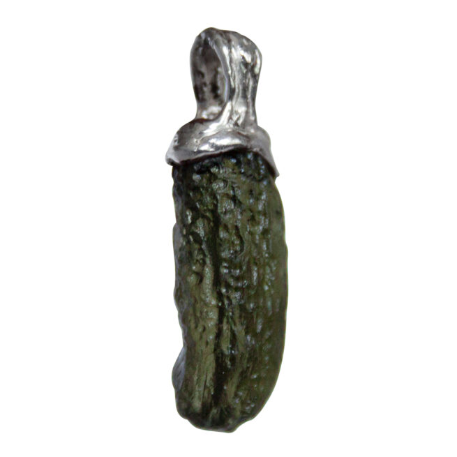 Moldavite Sterling Silver Pendant - Image 6