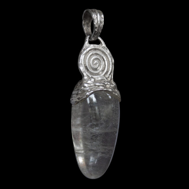 Pendentif Quartz Spirale Argent – Image 6