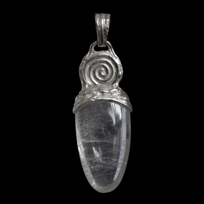 Pendentif Quartz Spirale Argent – Image 4
