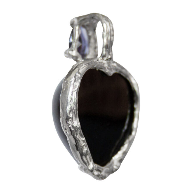 Spinel Iolite Silver Pendant - Image 5