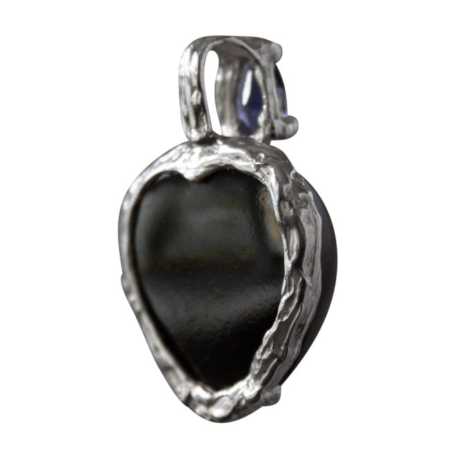 Spinel Iolite Silver Pendant - Image 3