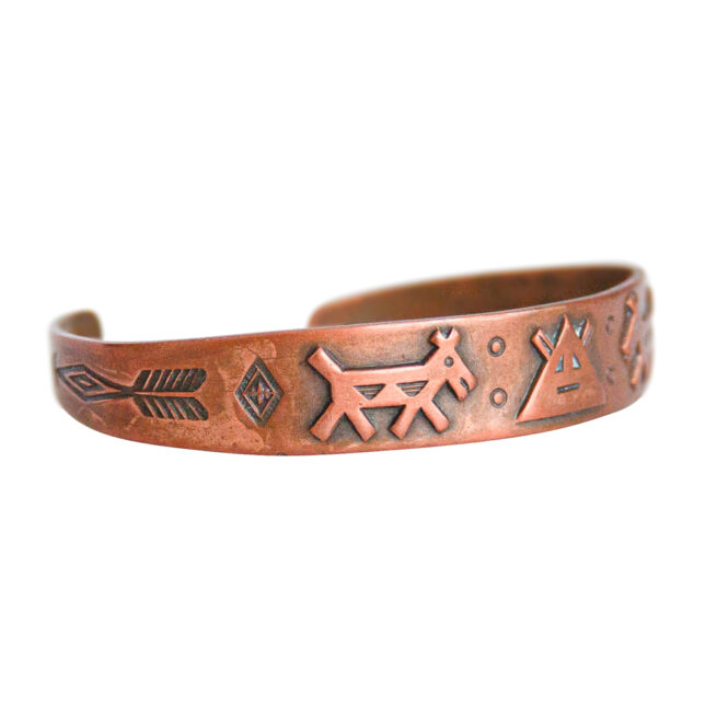 Bracelet Cuivre Années 40 Fred Harvey – Image 2