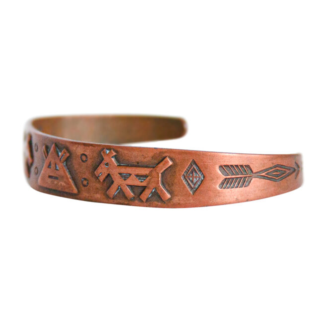 Bracelet Cuivre Années 40 Fred Harvey – Image 3