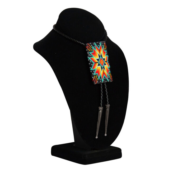 Beaded Bolo Tie - Fireworks - Image 2