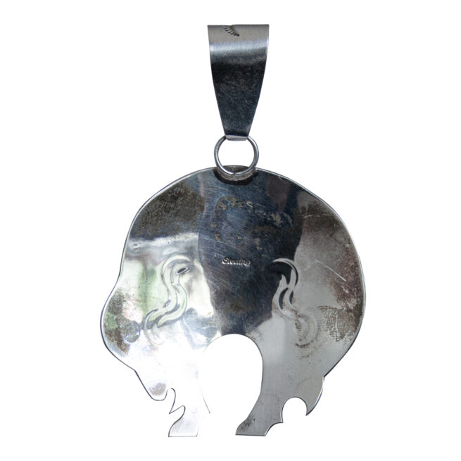 Large Multicolour Buffalo Pendant – Image 4