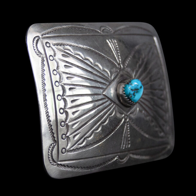 Navajo Nation Turquoise Buckle - Image 2
