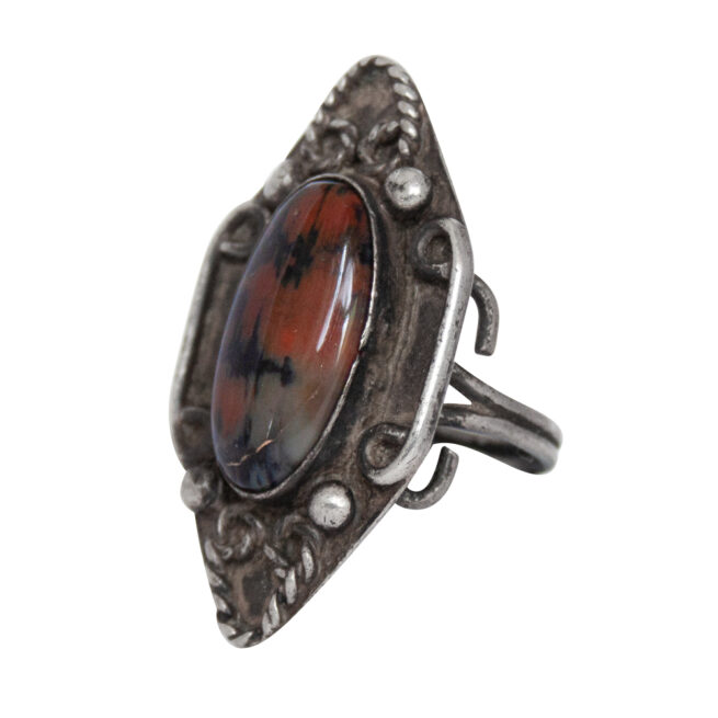 Petrified Wood Vintage Ring – Image 3