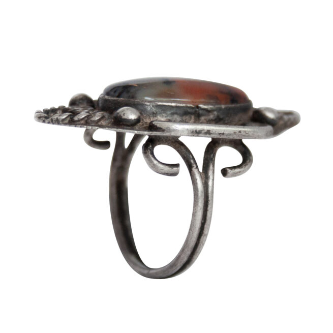 Petrified Wood Vintage Ring – Image 4