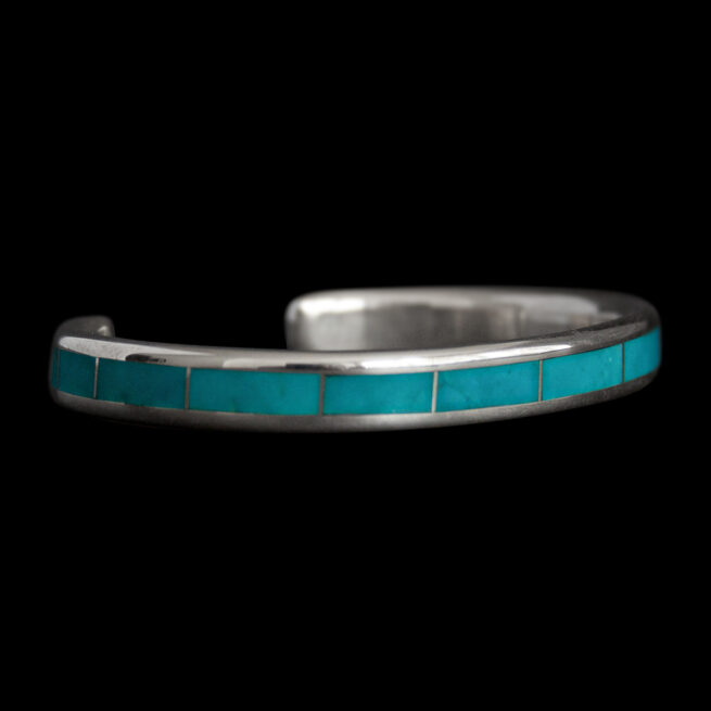 Slick Stylish Turquoise Bracelet - Image 2