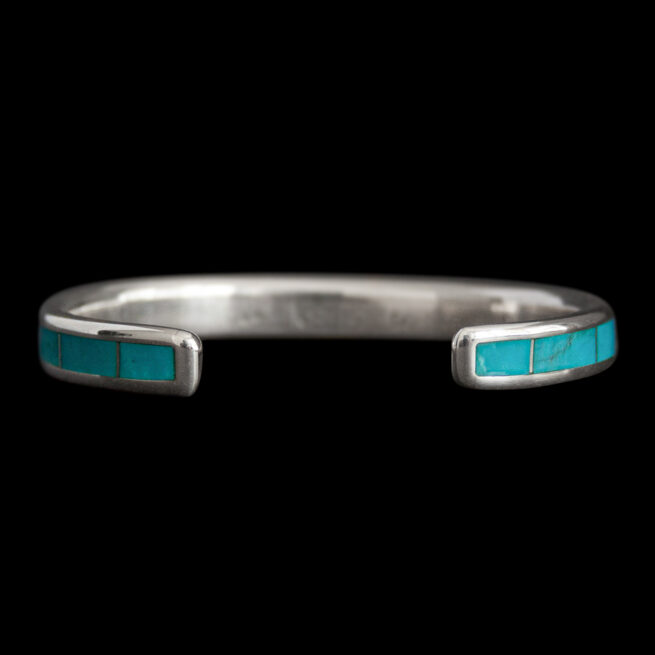 Slick Stylish Turquoise Bracelet - Image 4