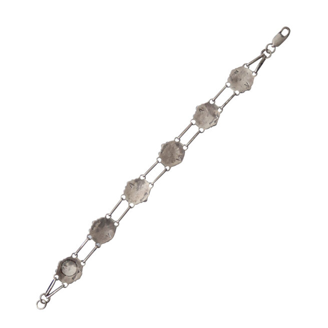 Turquoise Flower Chain Bracelet – Image 3