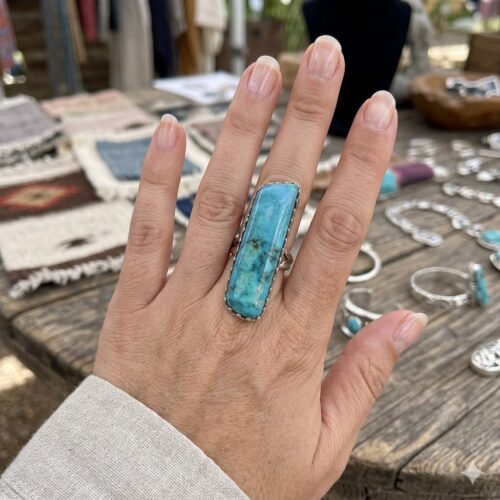 Turquoise Nugget Navajo Ring
