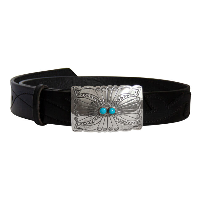 Twin Turquoise Belt Buckle - Image 4