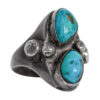 Twin Turquoise Navajo Ring - Image 2