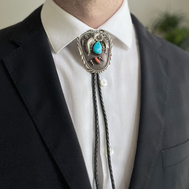 Vintage Navajo Bolo Tie - Image 5