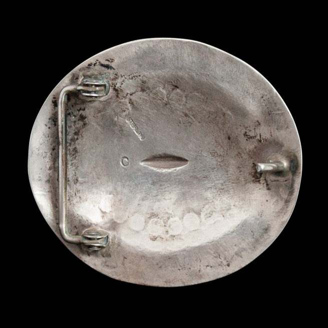 Vintage Silver Navajo Buckle - Image 3